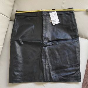 Faux Leather Skirt
